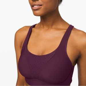 Lululemon Run Times Bra high support arctic plum